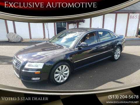 2008 Audi A8 for sale at Exclusive Automotive in West Chester OH