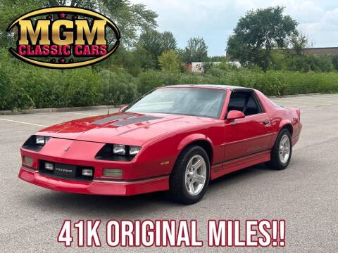 1989 Chevrolet Camaro for sale at MGM CLASSIC CARS in Addison IL