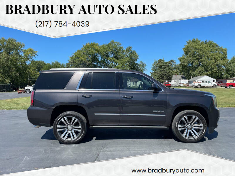 2018 GMC Yukon for sale at BRADBURY AUTO SALES in Gibson City IL