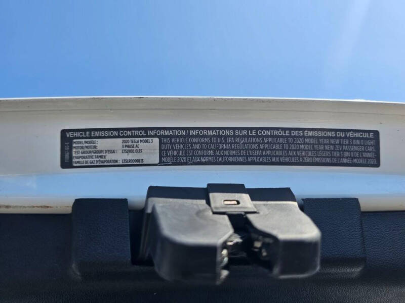 2020 Tesla Model 3 Standard Range Plus