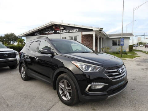 2017 Hyundai Santa Fe Sport for sale at One Vision Auto in Hollywood FL