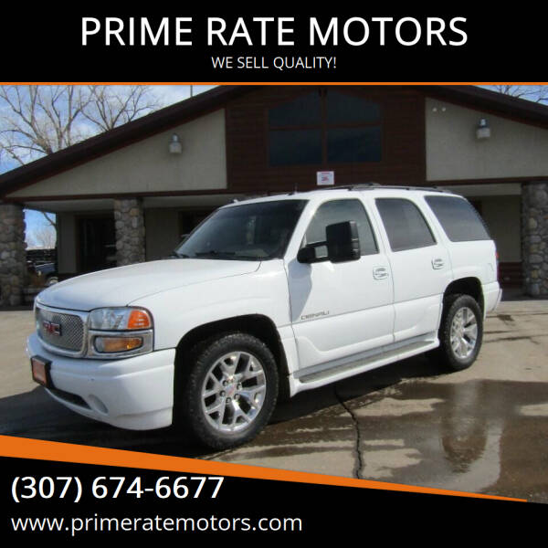 2004 GMC Yukon for sale at PRIME RATE MOTORS in Sheridan WY