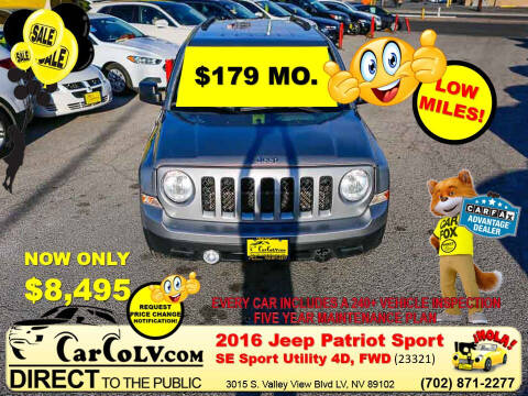 2016 Jeep Patriot for sale at The Car Company in Las Vegas NV