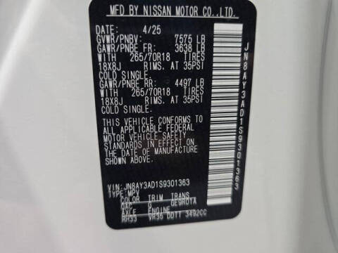 2025 Nissan Armada SV