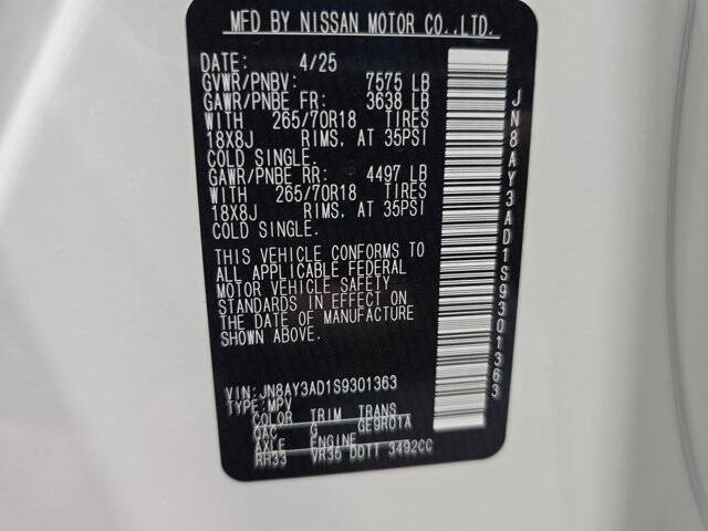 2025 Nissan Armada SV