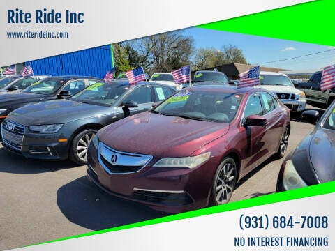 2016 Acura TLX for sale at Rite Ride Inc 2 in Shelbyville TN