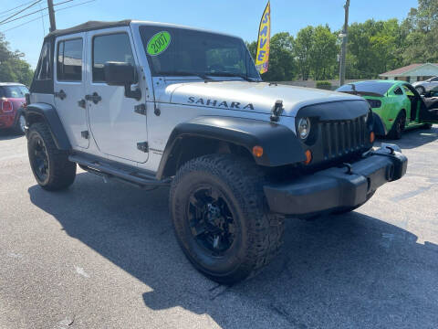 2007 Jeep Wrangler Unlimited for sale at QUALITY PREOWNED AUTO in Houston TX