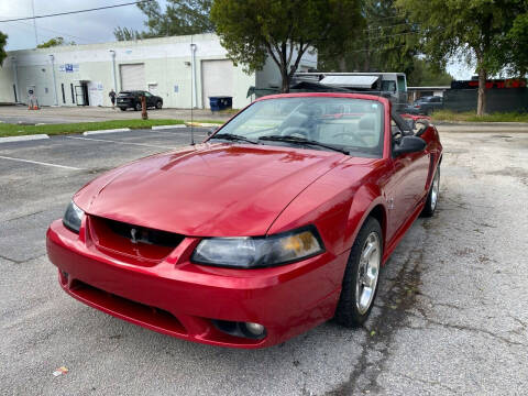 2001 Ford Mustang SVT Cobra for sale at Best Price Car Dealer in Hallandale Beach FL