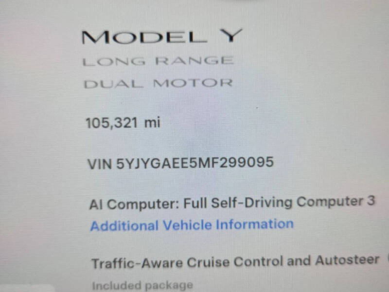 2021 Tesla Model Y Long Range