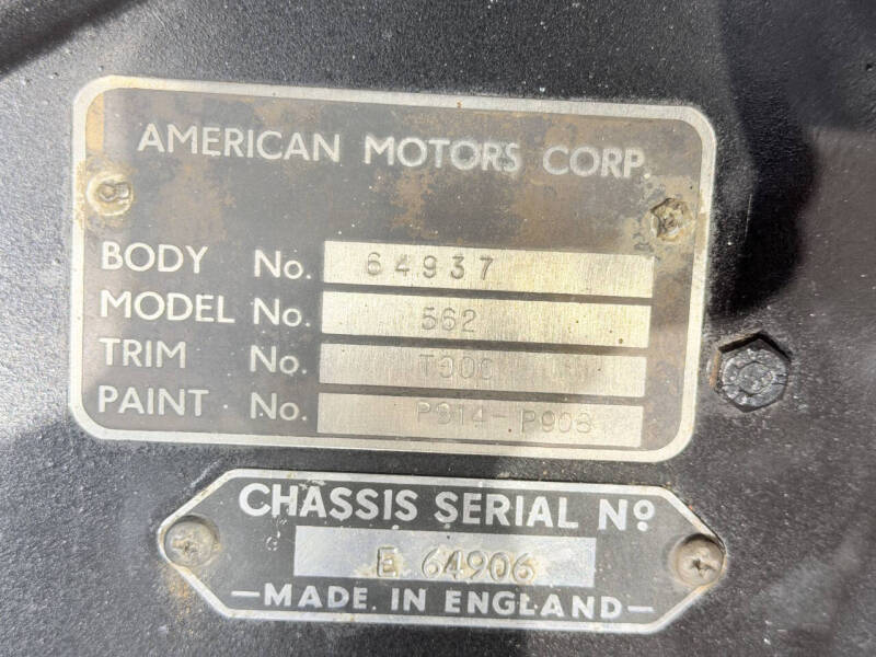 1960 Nash Metropolitan