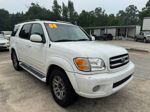 2004 Toyota Sequoia for sale at AUTO WOODLANDS in Magnolia TX