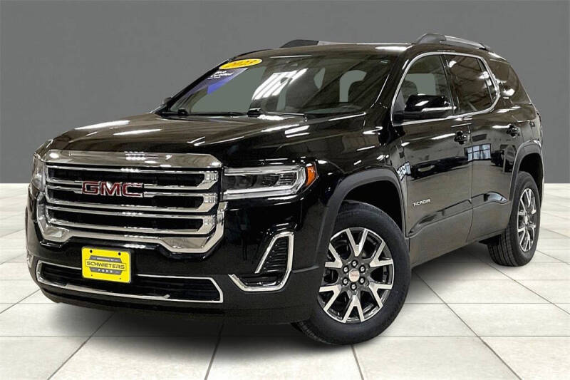 Used 2023 GMC Acadia SLE with VIN 1GKKNRL47PZ107196 for sale in Montevideo, Minnesota