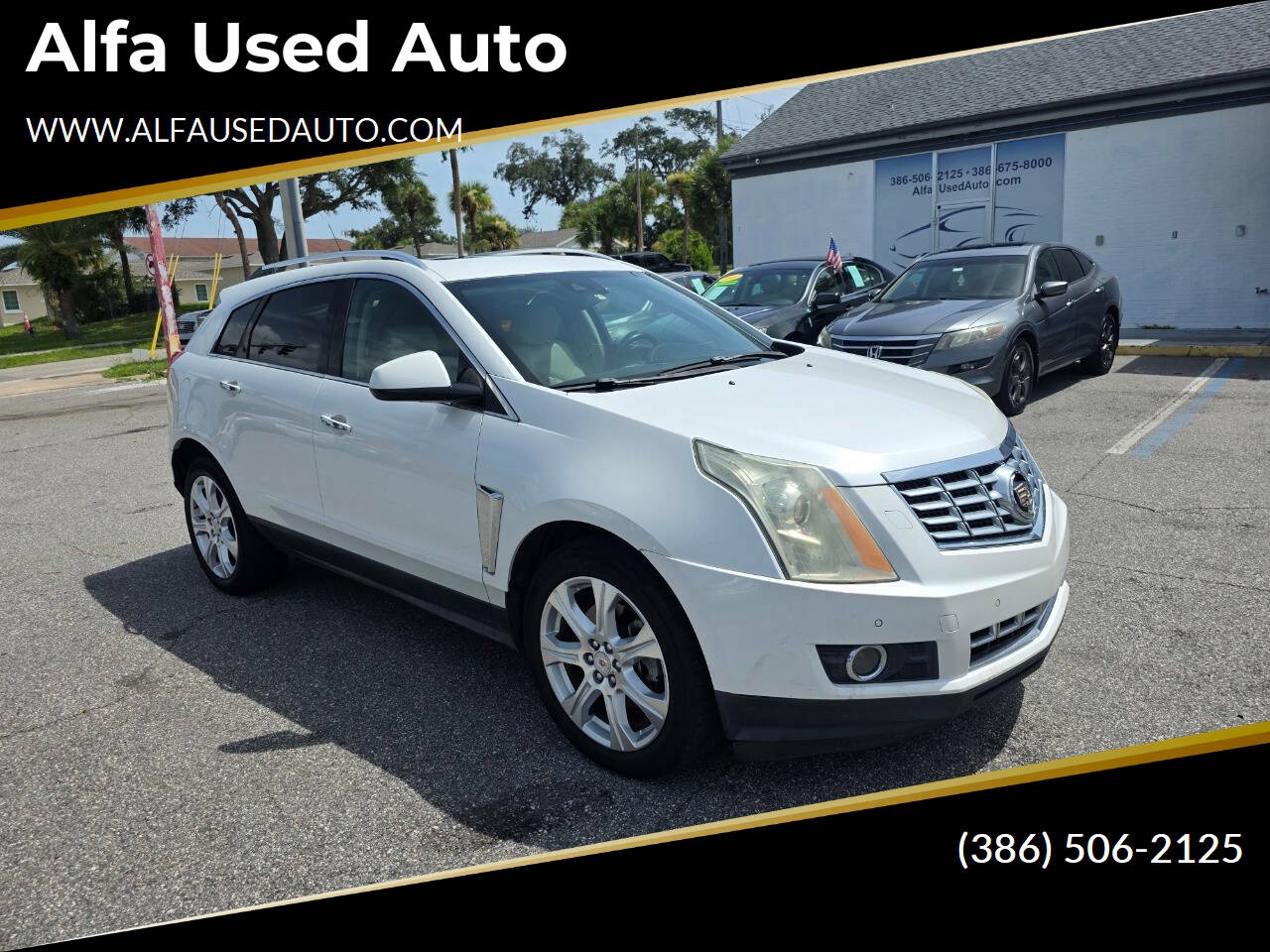 White 2013 Cadillac SRX SUV / Crossover Front-Wheel Drive 6-Speed Automatic