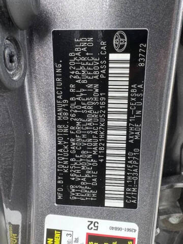 2019 Toyota Camry Hybrid