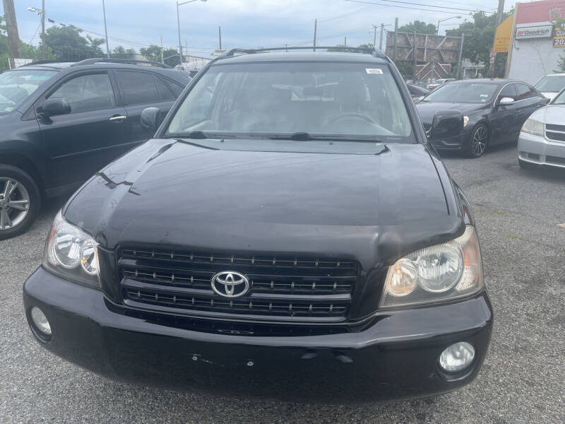 2003 Toyota Highlander for sale at Jimmys Auto INC in Washington DC