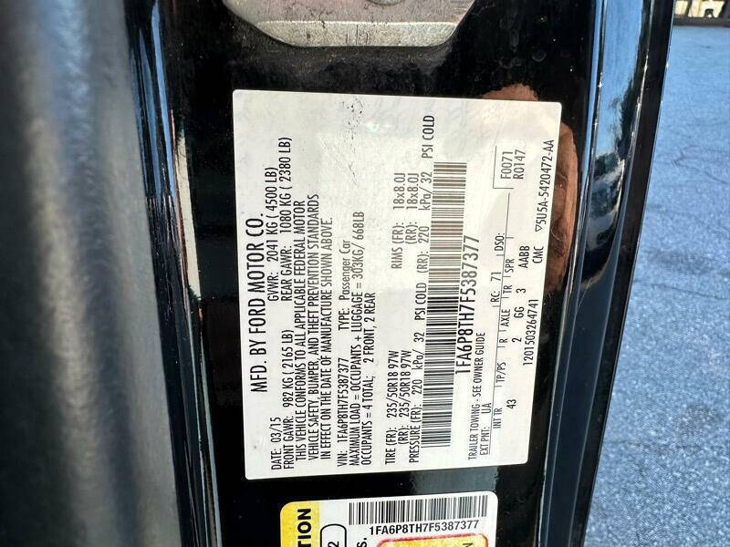 2015 Ford Mustang EcoBoost