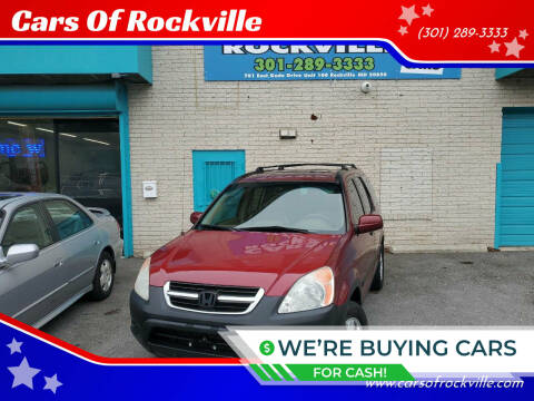 2004 Honda CR-V for sale at Cars Of Rockville in Rockville MD