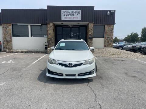 2012 Toyota Camry for sale at United Auto Sales and Service in Louisville KY