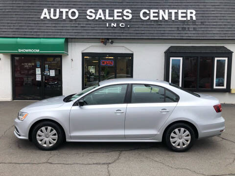 2016 Volkswagen Jetta for sale at Auto Sales Center Inc in Holyoke MA
