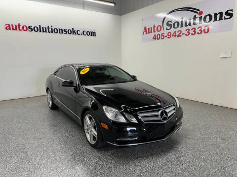 2013 Mercedes-Benz E-Class for sale at Auto Solutions in Warr Acres OK