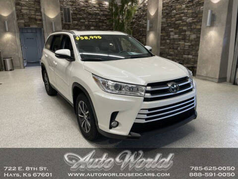 2019 Toyota Highlander for sale at Auto World Used Cars in Hays KS