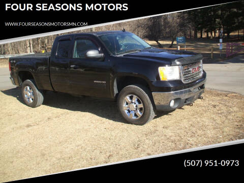 2013 GMC Sierra 2500HD for sale at FOUR SEASONS MOTORS in Plainview MN