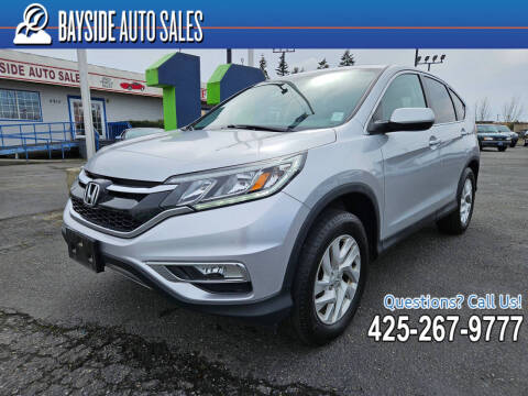 2015 Honda CR-V for sale at BAYSIDE AUTO SALES in Everett WA