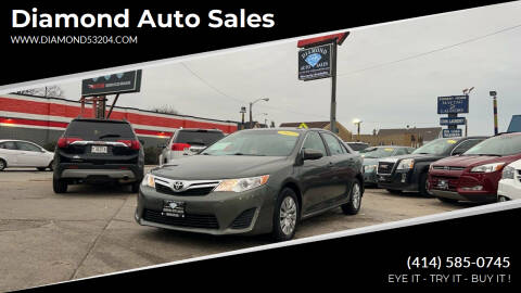 2013 Toyota Camry for sale at DIAMOND AUTO SALES LLC in Milwaukee WI