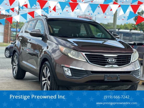 2012 Kia Sportage for sale at Prestige Preowned Inc in Burlington NC