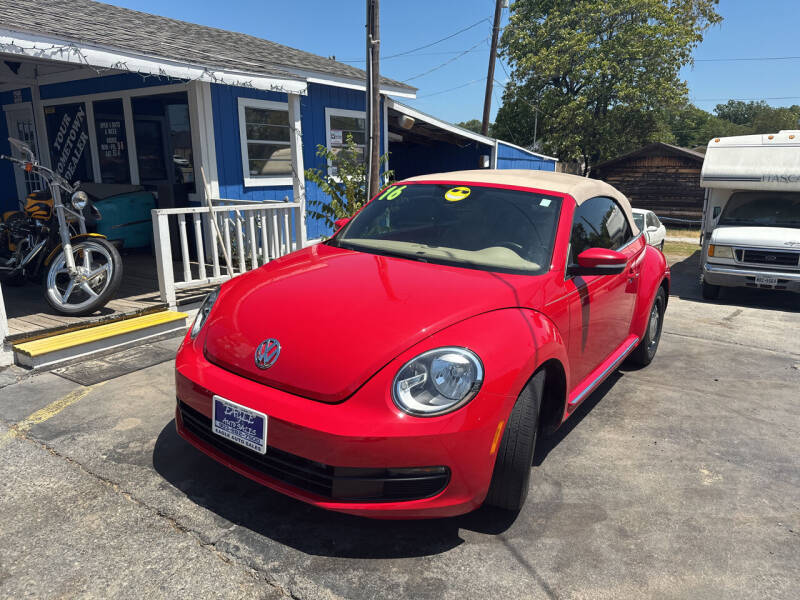 2016 Volkswagen Beetle Convertible for sale at EAGLE AUTO SALES in Lindale TX