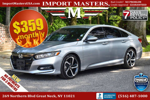 2020 Honda Accord for sale at Import Masters in Great Neck NY