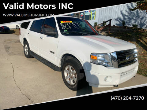 2008 Ford Expedition for sale at Valid Motors INC in Griffin GA