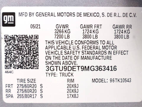 2021 GMC Sierra 1500