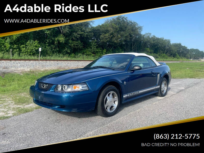 2000 Ford Mustang for sale at A4dable Rides LLC in Haines City FL