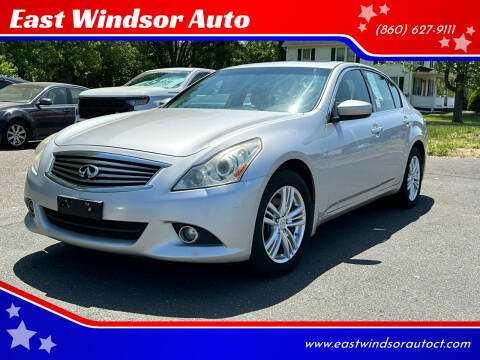 2013 Infiniti G37 Sedan for sale at East Windsor Auto in East Windsor CT