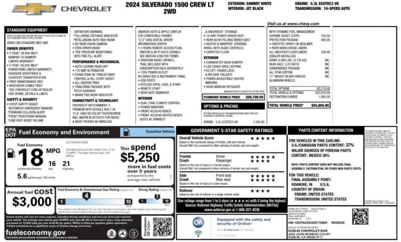 2024 Chevrolet Silverado 1500
