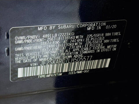 2020 Subaru Forester Sport