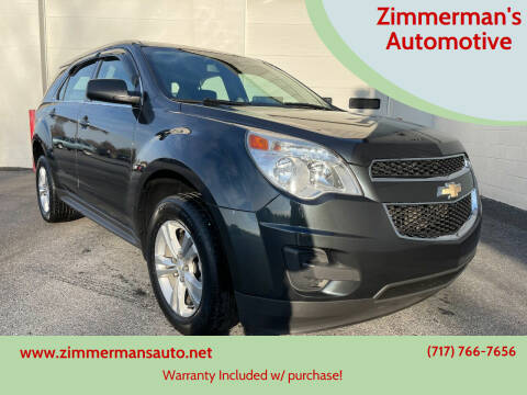 2013 Chevrolet Equinox for sale at Zimmerman's Automotive in Mechanicsburg PA