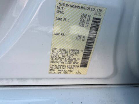 2015 Nissan Altima 2.5 S