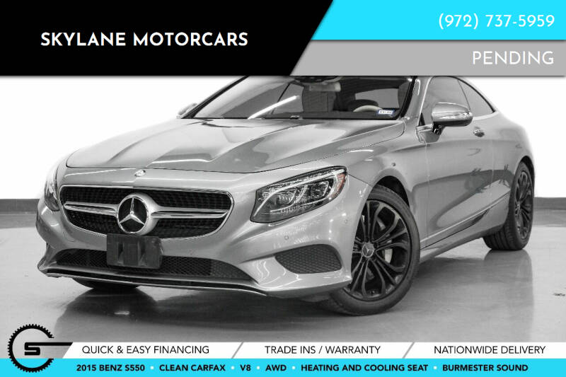 2015 Mercedes-Benz S-Class for sale at Skylane Motorcars in Carrollton TX