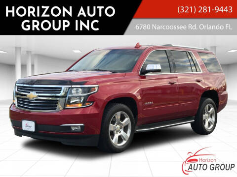 2015 Chevrolet Tahoe for sale at HORIZON AUTO GROUP INC in Orlando FL
