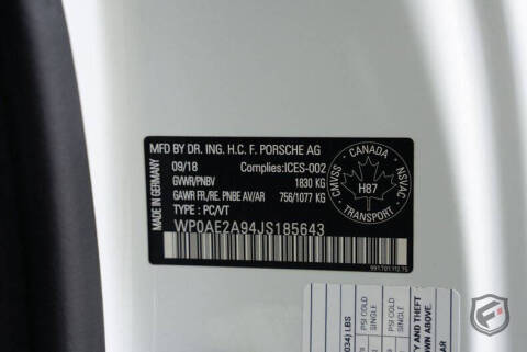 2018 Porsche 911 GT2 RS