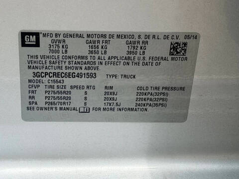 2014 Chevrolet Silverado 1500