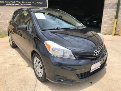 2013 Toyota Yaris for sale at KAYALAR MOTORS SUPPORT CENTER in Houston TX