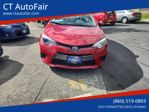 2015 Toyota Corolla for sale at CT AutoFair in West Hartford CT