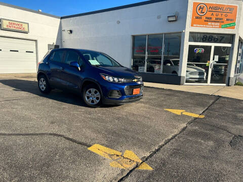 2017 Chevrolet Trax for sale at HIGHLINE AUTO LLC in Kenosha WI