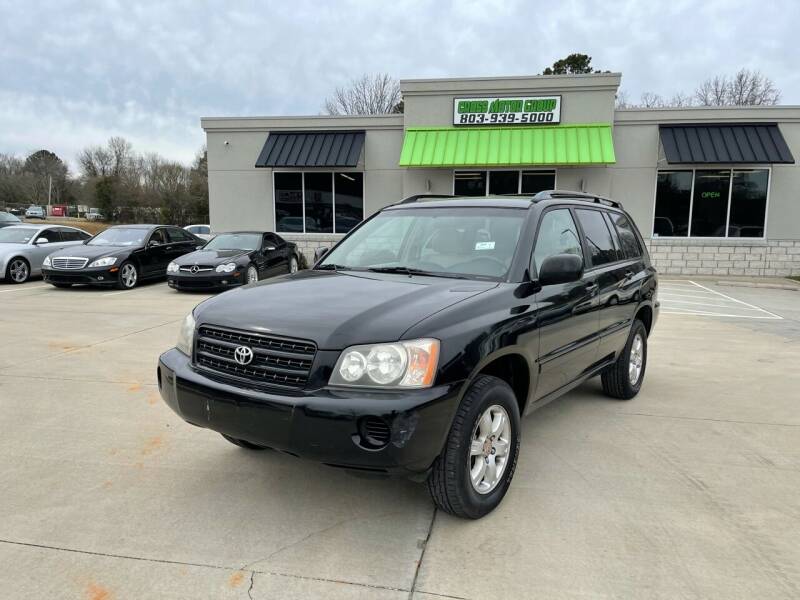 2002 Toyota Highlander for sale at Cross Motor Group in Rock Hill SC