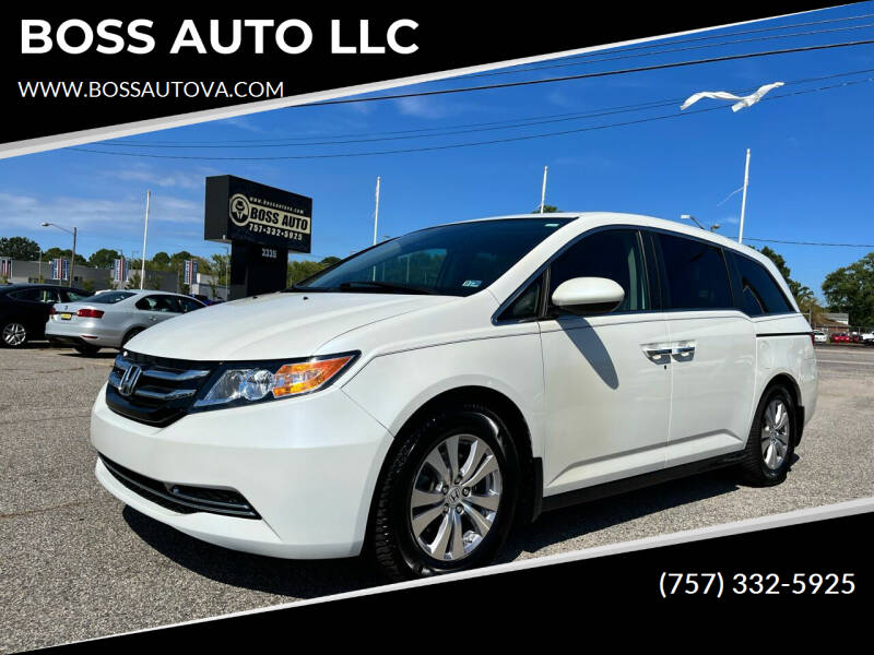 2015 Honda Odyssey for sale at BOSS AUTO LLC in Norfolk VA