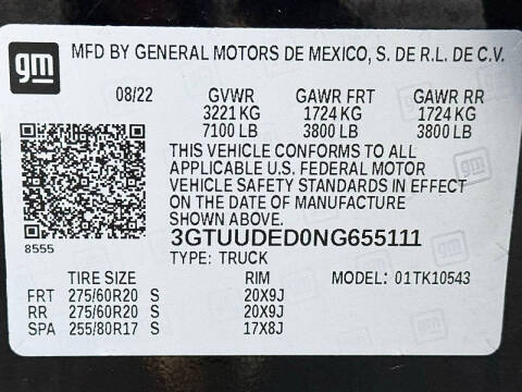 2022 GMC Sierra 1500
