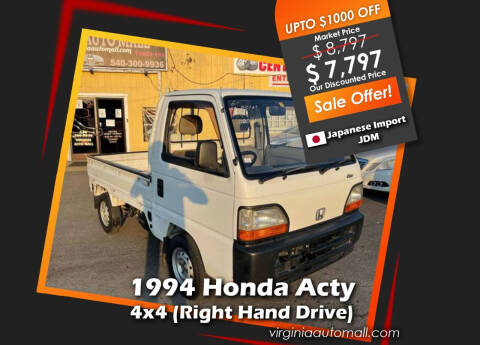 1994 Honda acty for sale at Virginia Auto Mall - JDM in Woodford VA